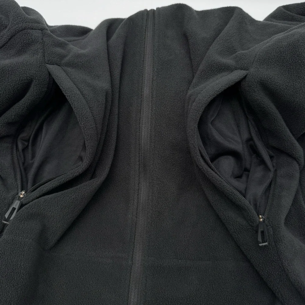 Adidas Terrex Mens MT FZ Fleece Jacket Black Size M New With Tags Hiking Outdoor